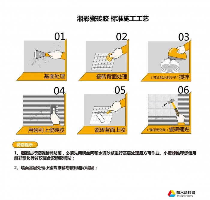 湘彩十大品牌抗滑重型瓷磚粘接劑_誠(chéng)招代理