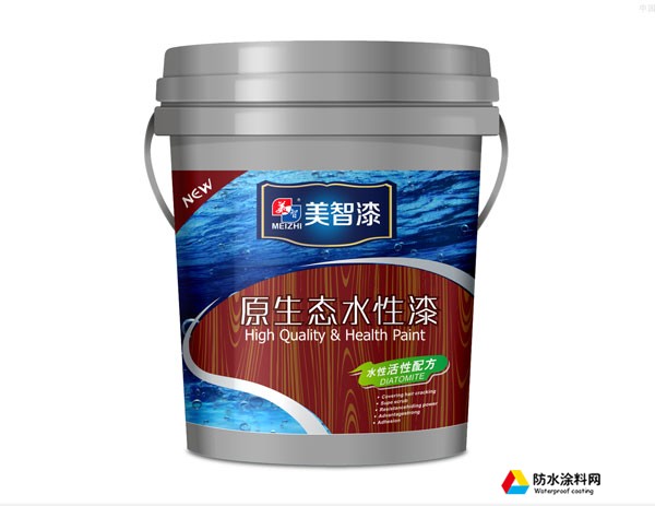 原生態(tài)水性半啞光清面漆